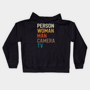 Person Woman Man Camera TV Kids Hoodie